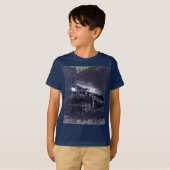 T-shirt Moteur à vapeur magique Train victorien (Devant entier)