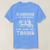 T-shirt Moteur À Vapeur Pour Conducteur Locomotive Train R (Design devant)