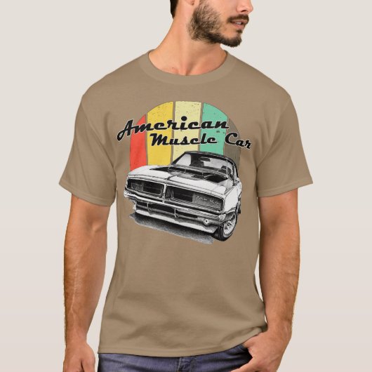 T-shirt Moteur American Muscle V8 (Devant)