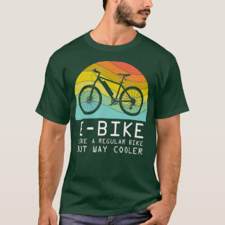 T-shirt Moteur de la batterie de vélo électrique Cool de v