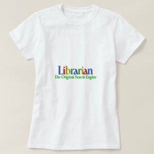T-shirt Moteur de recherche d'original de bibliothécaire