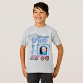 T-shirt Moteur de train mignon (Devant entier)