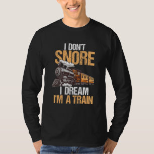 T-shirt Moteur du train ferroviaire I Modèle de chemin de 