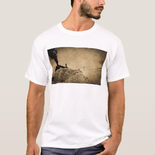 T-shirt Moteur ferroviaire de plage de cuivre 56