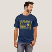 T-shirt Moteur RC Tamiya Technigold Label (Devant entier)