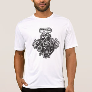 T-shirt Moteur turbo à dessin