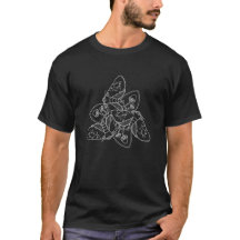 T-shirt Moth and Mushroom