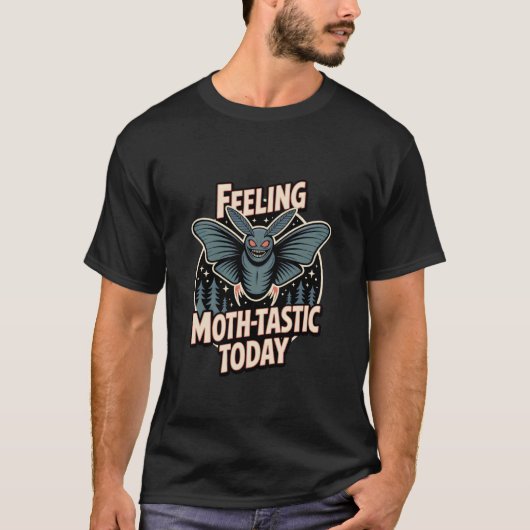 T-shirt Moth Mann Cryptide Mothman (Devant)