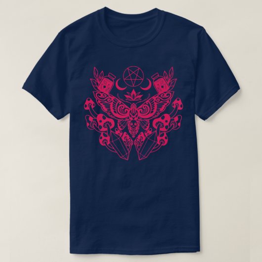 T-shirt Moth Viking Pagan Wicca167 (Design devant)