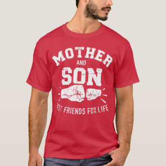 T-shirt Mother and Son Best Friends for Life mom gift