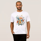 T-shirt Mother's Day Boho Flowers Clipart-619830 (Devant entier)