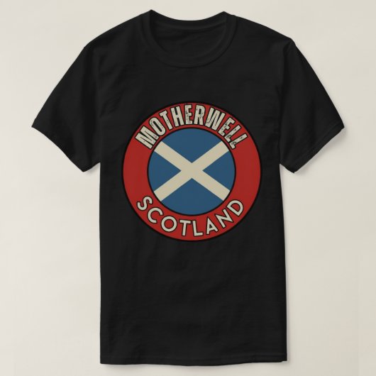 T-shirt Motherwell, Écosse (Design devant)