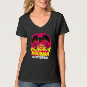 T-shirt Mothman Croit En Vous Folklore Déplaisant Cryptid 