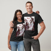 T-shirt Mothman et Jersey Devil On a Date Graphic T-Shir (Unisexe)