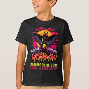 T-shirt Mothman Fun Cryptid Harbinger Part Homme Part Moth