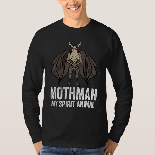 T-shirt Mothman is My Spiritual Animal (Devant)