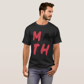 T-shirt Mothman Moth Cryptid Monster Folklore Créature Cry (Devant entier)
