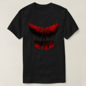 T-shirt Mothman West Virginia Wing Humanoid Moth Retro Vin (Design devant)