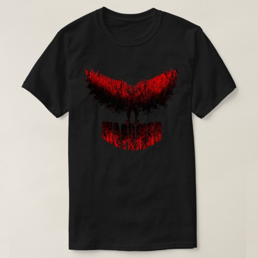 T-shirt Mothman West Virginia Wing Humanoid Moth Retro Vin (Design devant)