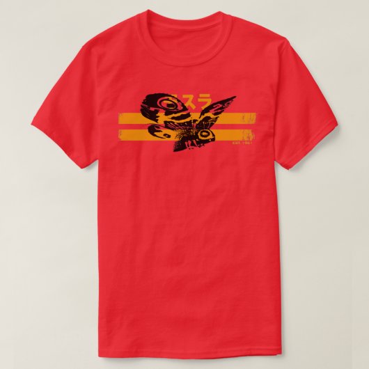T-SHIRT MOTHRA STRIPES (Design devant)