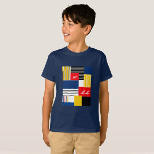 T-shirt motif Abstrait.