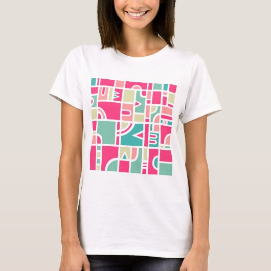 T-shirt Motif Abstrait 170715 (Devant)