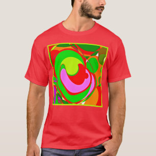 T-shirt Motif Abstrait aléatoire