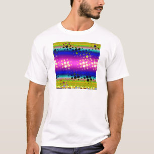 T-shirt Motif Abstrait coloré