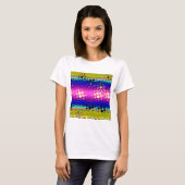 T-shirt Motif Abstrait coloré (Devant entier)