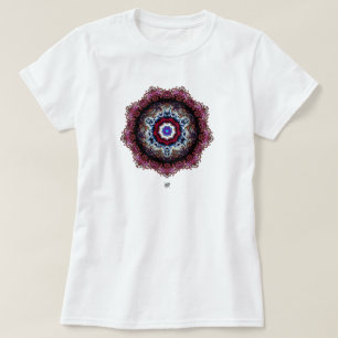T-shirt Motif abstrait coloré (oeil alien)