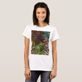 T-shirt motif abstrait cool (Devant entier)
