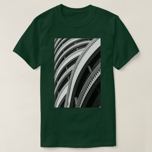 T-shirt Motif Abstrait en architecture (Design devant)
