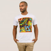 T-shirt Motif Abstrait exceptionnel (Devant entier)