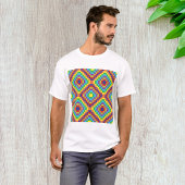 T-shirt Motif Abstrait rétroactif