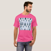 T-shirt Motif Actif Aqua Mountain (Devant entier)