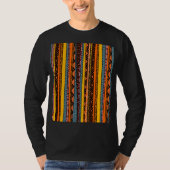 T-shirt Motif africain Mix Stripes (Devant)