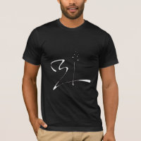 T-shirt Motif africain noir et blanc