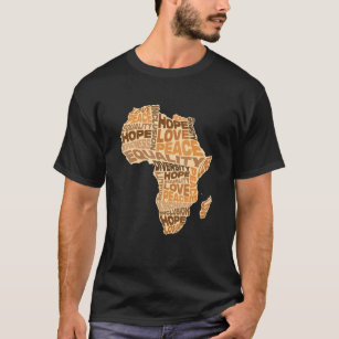 T-shirt Motif africain pour l'égalité Melanin Skin Tone Af
