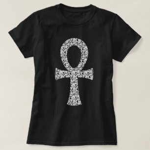 T-shirt Motif Ankh Swirl