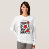 T-SHIRT MOTIF APPLE (Devant entier)