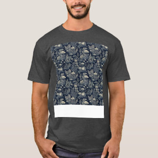 T-shirt Motif aquatique sans soudure Vie sous-marine Océan
