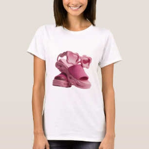 T-shirt Motif artistique abstrait argent tendance