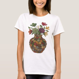 T-shirt Motif artistique ART ABSTRAIT gris iconique v2