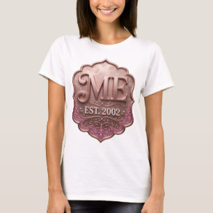 T-shirt Motif artistique ART ABSTRAIT Or Statement