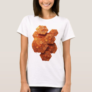T-shirt Motif artistique ART ABSTRAIT Orange accrocheur