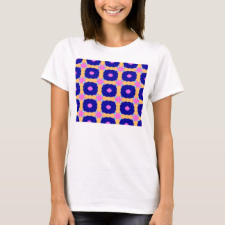 T-shirt motif bleu de cloches