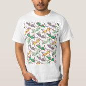 T-shirt Motif Bra multicolore (Devant)
