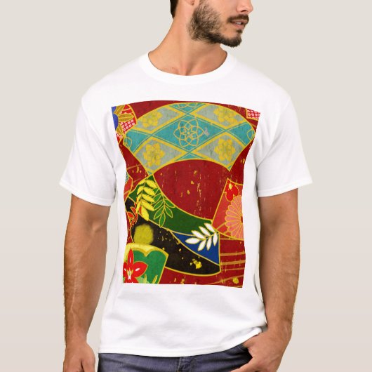 T-shirt Motif couleur Abstrait 4 (Devant)