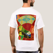 T-shirt Motif couleur Abstrait 4 (Dos)
