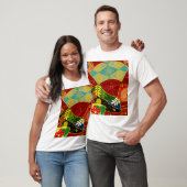 T-shirt Motif couleur Abstrait 4 (Unisexe)